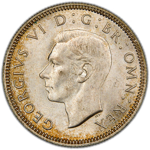 Great Britain 1940 English Reverse 12d Shilling Silver Coin SCBC 4083