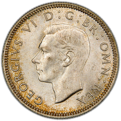 Great Britain 1940 English Reverse 12d Shilling Silver Coin SCBC 4083
