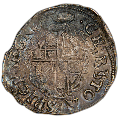 Great Britain c.1636-1638 Charles I 12d Shilling Silver Coin SCBC 2791 - Double Struck