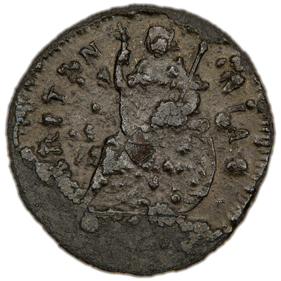 Great Britain 1684 Charles II 1/4d Tin Farthing Coin SCBC 3395 5.04g - Corrosion