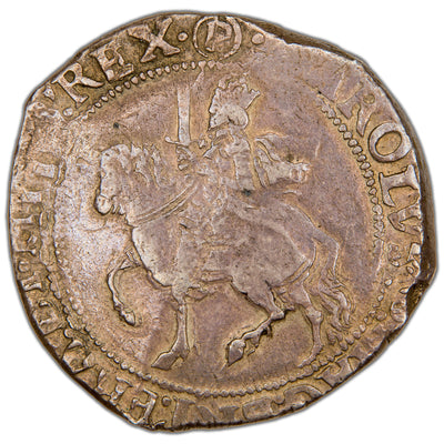 Great Britain 1643-1644 Charles I 30d Half Crown Hammered Silver Coin SCBC 2779a 15.40g