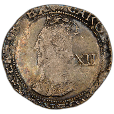 Great Britain c.1642-1649 Charles I 12d Shilling Hammered Silver Coin SCBC 2800 5.92g