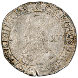Great Britain c.1632-1633 Charles I 12d Shilling Hammered Silver Coin SCBC 2789 5.84g