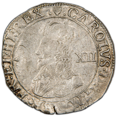 Great Britain c.1632-1633 Charles I 12d Shilling Hammered Silver Coin SCBC 2789 5.84g