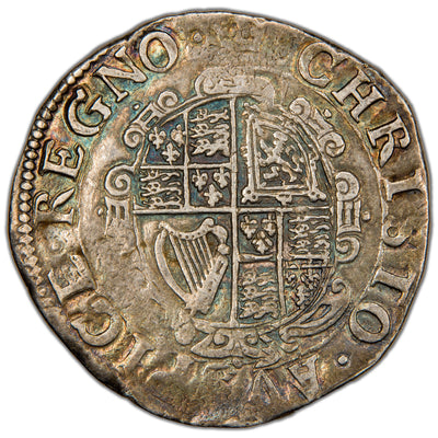 Great Britain c.1635-1636 Charles I 12d Shilling Silver Coin SCBC 2791 - Double Struck