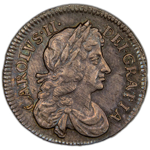Great Britain 1679 Charles II 4d Groat Silver Coin SCBC 3384