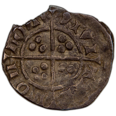 Great Britain c.1272-1307 Edward I 1/2d Half Penny Hammered Silver Coin SCBC 1434 0.54g