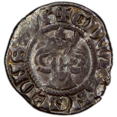 Great Britain c.1272-1307 Edward I 1/2d Half Penny Hammered Silver Coin SCBC 1431 0.65g
