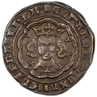 Great Britain c.1327-1377 Edward III 4d Groat Hammered Silver Coin SCBC 1566 4.48g