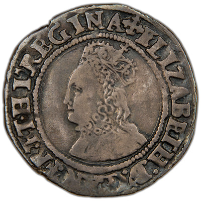 Great Britain c.1560-1561 Elizabeth 4d Groat Hammered Silver Coin SCBC 2556 1.94g