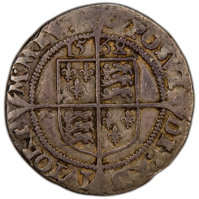Great Britain 1568 Elizabeth 6d Sixpence Hammered Silver Coin SCBC 2559 2.92g