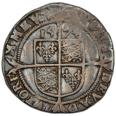 Great Britain 1574 Elizabeth 6d Sixpence Hammered Silver Coin SCBC 2563 2.84g