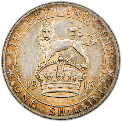 Great Britain 1916 12d Shilling Silver Coin SCBC 4013