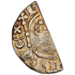 Great Britain c.1154-1189 Henry II 1/2d Cut Half Penny Hammered Silver Coin SCBC 1344 0.54g