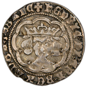 Great Britain c.1470-1471 Henry VI 4d Groat Hammered Silver Coin SCBC 2082 2.72g