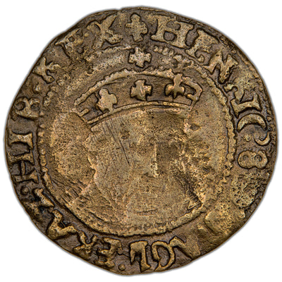 Great Britain c.1509-1547 Henry VIII 4d Groat Contemporary Imitation Coin 2.51g