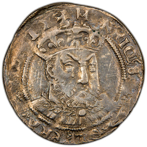 Great Britain c.1509-1547 Henry VIII 4d Groat Hammered Silver Coin SCBC 2374 2.30g