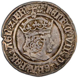 Great Britain c.1509-1547 Henry VIII 4d Groat Hammered Silver Coin SCBC 2315 2.84g