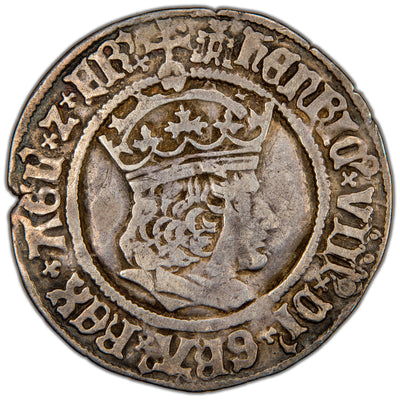 Great Britain c.1509-1547 Henry VIII 4d Groat Hammered Silver Coin SCBC 2315 2.84g