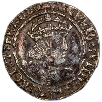 Great Britain c.1509-1547 Henry VIII 4d Groat Hammered Silver Coin SCBC 2337c 2.48g