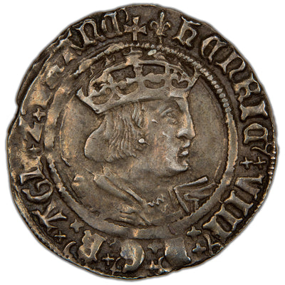Great Britain c.1509-1547 Henry VIII 4d Groat Hammered Silver Coin SCBC 2337 2.84g
