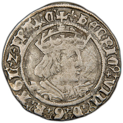 Great Britain c.1509-1547 Henry VIII 4d Groat Hammered Silver Coin SCBC 2337 2.34g