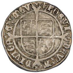 Great Britain c.1509-1547 Henry VIII 4d Groat Hammered Silver Coin SCBC 2337 2.34g