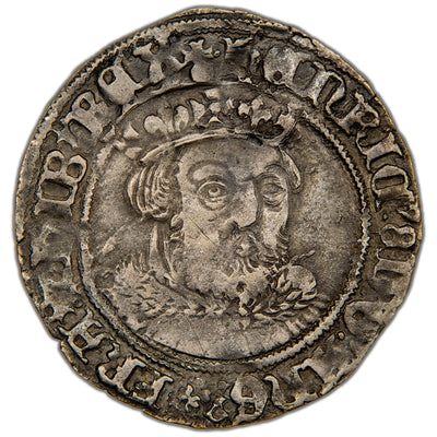 Great Britain c.1509-1547 Henry VIII Posthumous 4d Groat Silver Coin SCBC 2406 2.57g