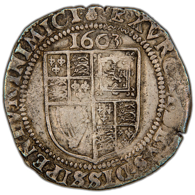 Great Britain 1603 James I 6d Sixpence Hammered Silver Coin SCBC 2648 2.81g