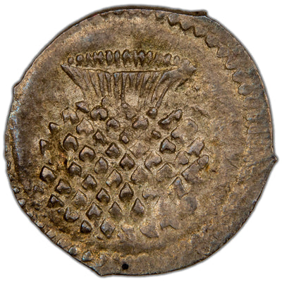 Great Britain 1603-1625 James I 1/2d Half Penny Hammered Silver Coin SCBC 2673 0.24g