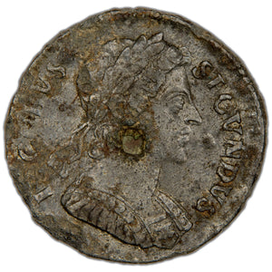Great Britain 1685 James II 1/4d Tin Farthing Coin SCBC 3420 5.56g - Corrosion