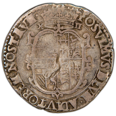 Great Britain 1555 Philip & Mary 12d Shilling Hammered Silver Coin SCBC 2501 6.07g