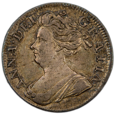 Great Britain 1710 Anne 4d Fourpence Silver Coin SCBC 3595 1.98g