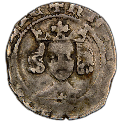Great Britain c.1377-1399 Richard II 1d One Penny Hammered Silver Coin SCBC 1690 1.06g