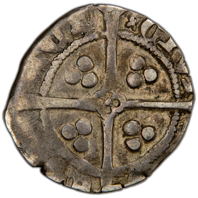Great Britain c.1377-1399 Richard II 1d One Penny Hammered Silver Coin SCBC 1690 1.06g
