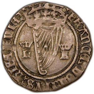 Ireland c.1536-1537 Henry VIII Groat Hammered Silver Coin SCBC 6474 2.19g
