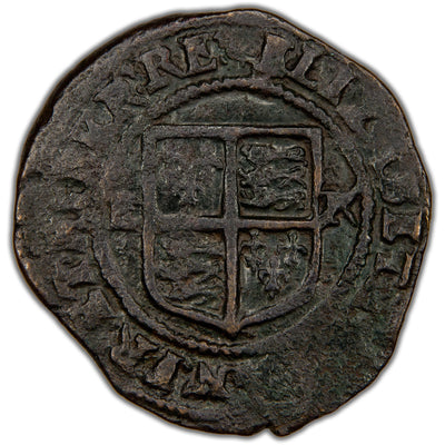 Ireland 1602 Elizabeth I Penny Hammered Coin SCBC 6510A 1.87g