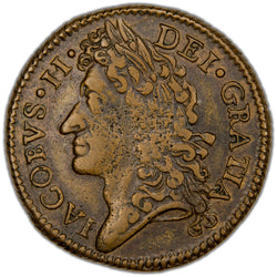 Ireland 1689 January James II Gun Money Shilling Coin SCBC 6581G 6.21g