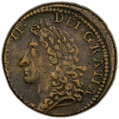 Ireland 1689 November James II Gun Money Shilling Coin SCBC 6581E 6.53g