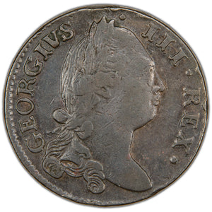 Ireland 1782 1/2d Half Penny Coin SP #6614