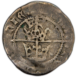 Ireland c.1485-1487 Henry VII Three Crowns Groat Silver Coin SCBC 6414 1.80g