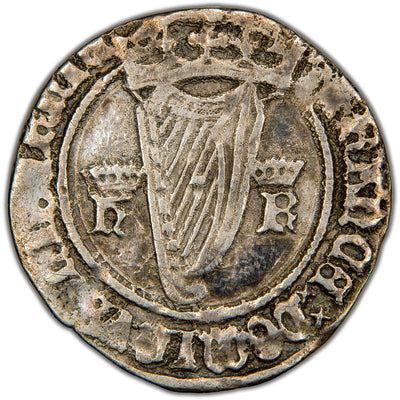 Ireland c.1540-1542 Henry VIII Groat Hammered Silver Coin SCBC 6479A 2.18g
