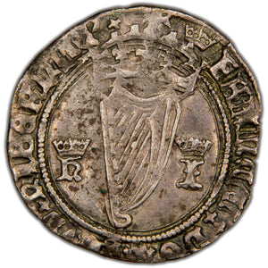 Ireland c.1536-1537 Henry VIII Groat Hammered Silver Coin SCBC 6473 2.33g