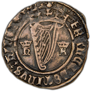 Ireland c.1540 Henry VIII Groat Hammered Silver Coin SCBC 6474 2.33g