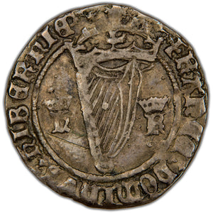 Ireland c.1540-1542 Henry VIII Groat Hammered Silver Coin SCBC 6479 2.48g