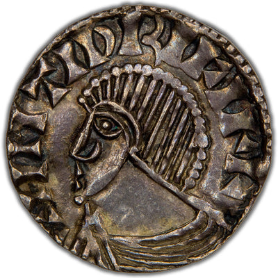 Ireland c.1035-1060 Hiberno-Norse One Penny Hammered Silver Coin SCBC 6132 0.89g