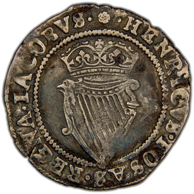 Ireland c.1605-1606 James I Shilling Hammered Silver Coin SCBC 6515 4.12g