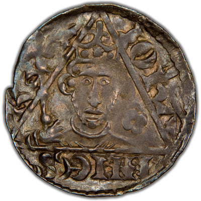 Ireland c.1207-1211 Prince John 1d Penny Hammered Silver Coin SCBC 6228 1.39g