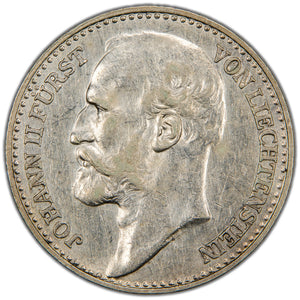 Liechtenstein 1904 1 Krone Silver Coin