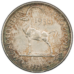 SOLD Southern Rhodesia 1936 Two Shillings Silver Coin